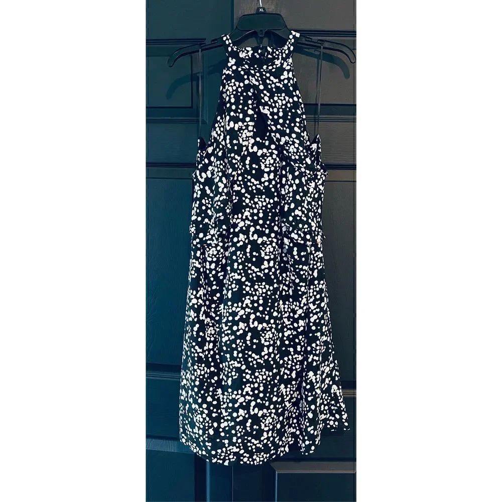 Amazon Brand - Truth & Fable Women's Mini Chiffon A-Line Dress Cold Shoulder